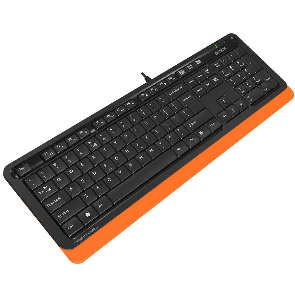 Клавиатура A4Tech Fstyler FK10 Black/Orange - фото 2
