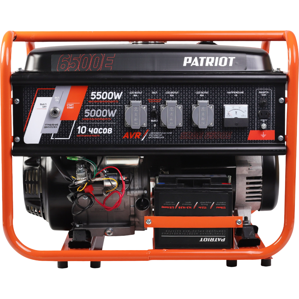 Генератор PATRIOT Max Power SRGE 6500E - 474103171 - фото 2