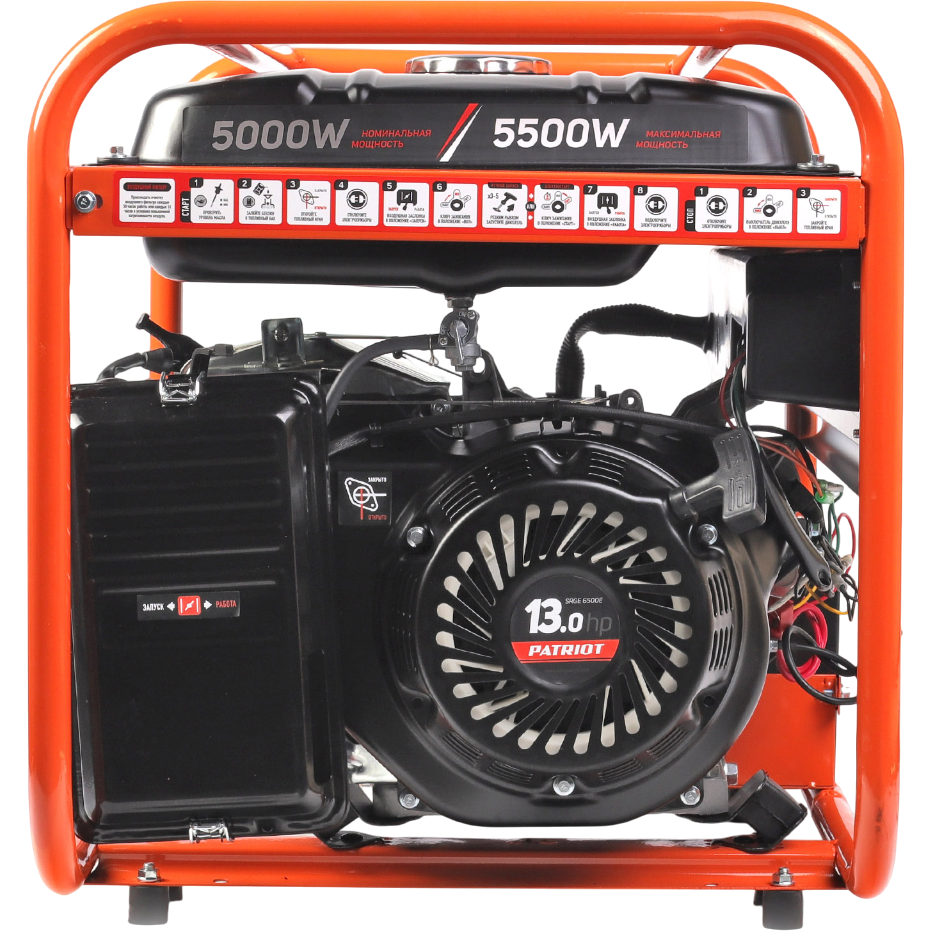 Генератор PATRIOT Max Power SRGE 6500E - 474103171 - фото 7