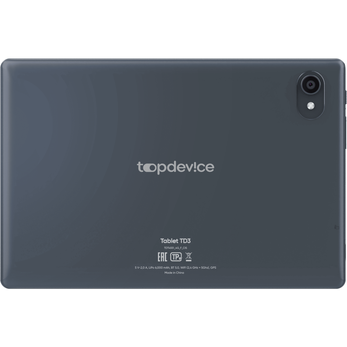 Планшет TopDevice TD3 Grey - TDT4551_4G_F_CIS - фото 3