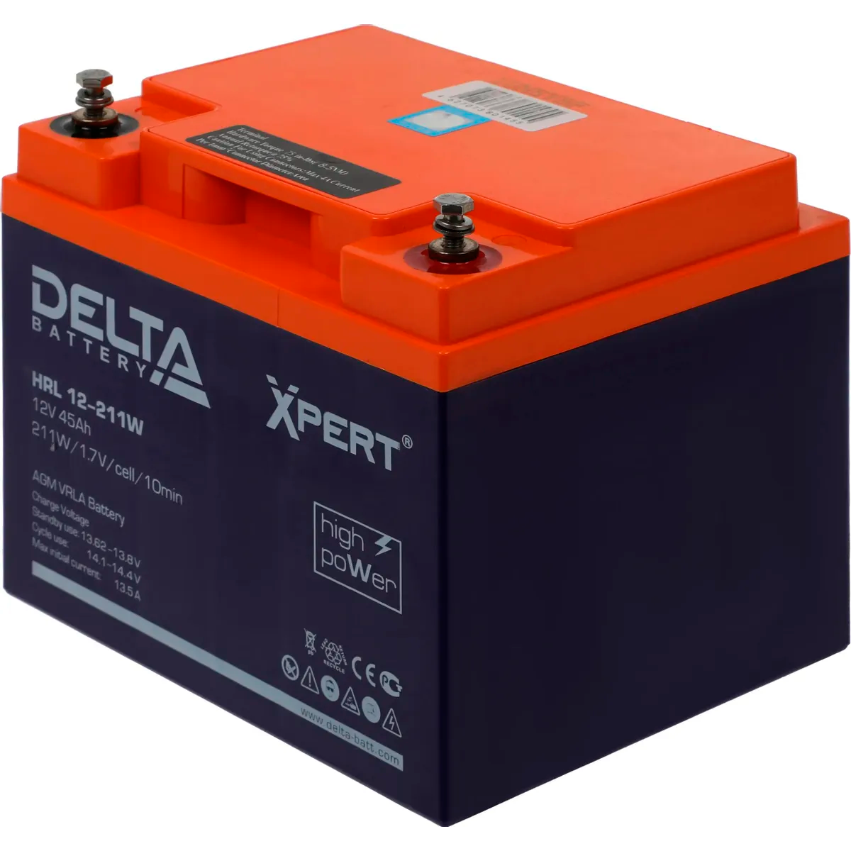 Аккумуляторная батарея Delta HRL 12-211W