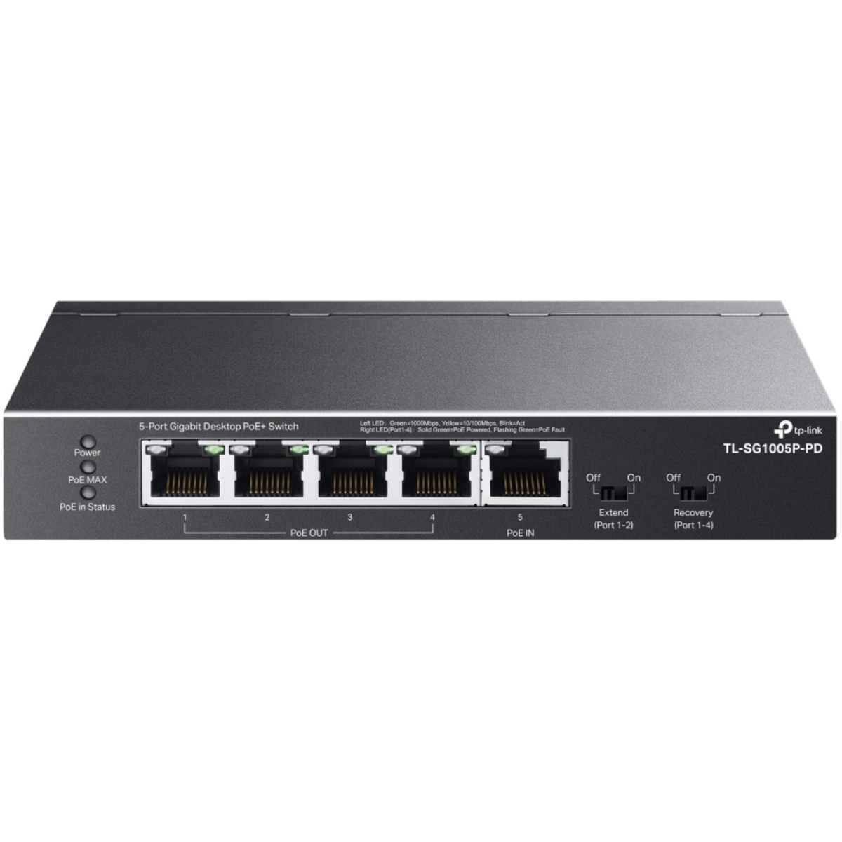 Коммутатор (свитч) TP-Link TL-SG1005P-PD