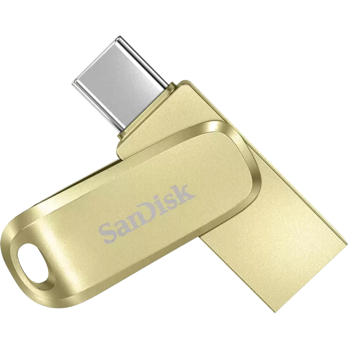 USB Flash накопитель 128Gb SanDisk Ultra Dual Drive Luxe (SDDDC4-128G-G46GD) - фото 2
