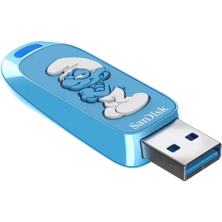 USB Flash накопитель 64GB SanDisk Smurfs (SDCZIS-064G-G46)