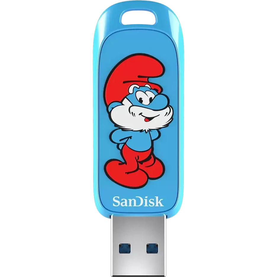 USB Flash накопитель 128Gb SanDisk Smurfs (SDCZIS-128G-G46) - фото 2