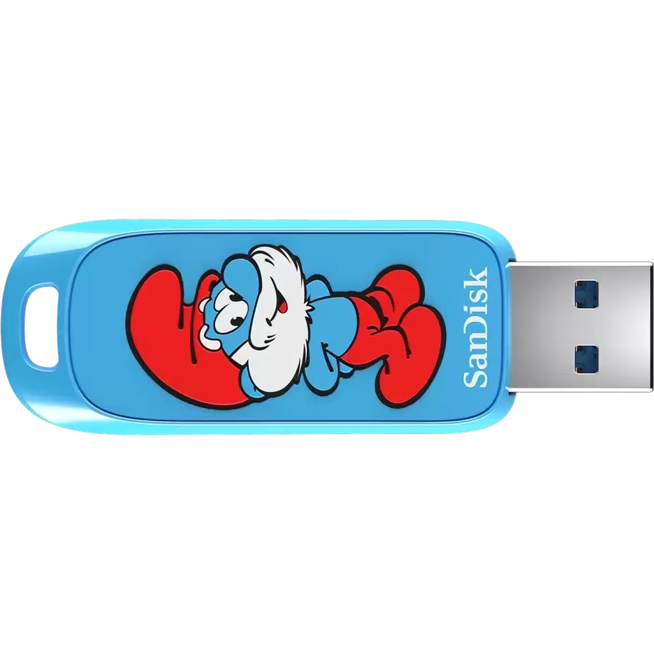 USB Flash накопитель 128Gb SanDisk Smurfs (SDCZIS-128G-G46) - фото 3