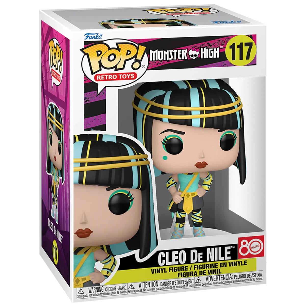 Фигурка Funko POP! Retro Toys Monster High Cleo De Nile (117) - 67429 - фото 2