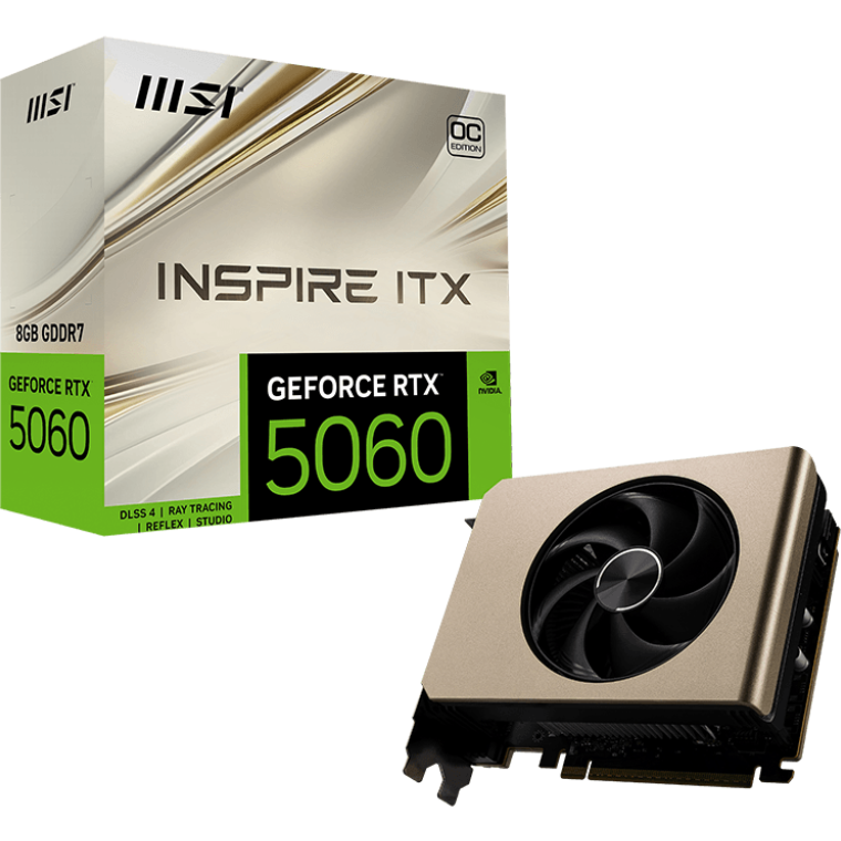 Видеокарта NVIDIA GeForce RTX 5060 MSI OC 8Gb (RTX 5060 8G INSPIRE ITX OC) - фото 5