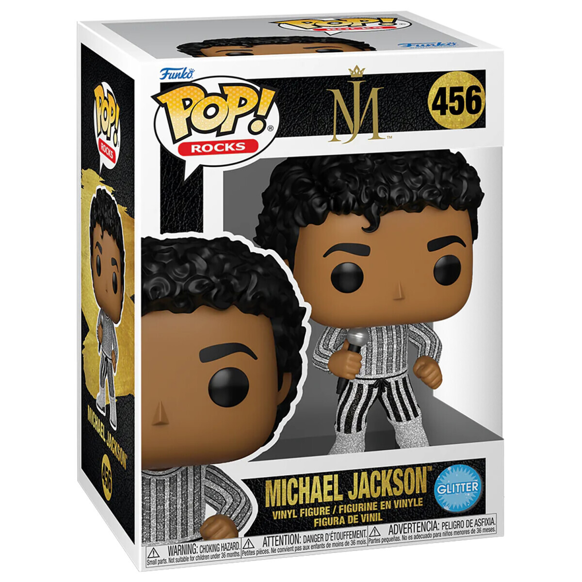 Фигурка Funko POP! Rocks Michael Jackson (Rock With You) (Glitter) (456) - 79702 - фото 2