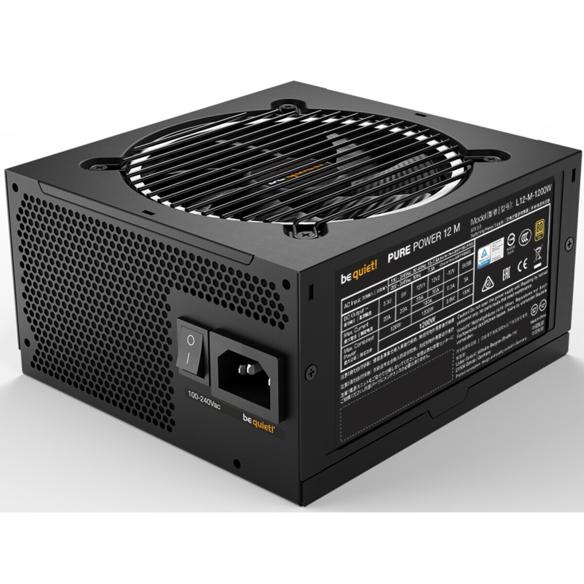 Блок питания 1200W Be Quiet Pure Power 12 M (CN) - BN728 - фото 4