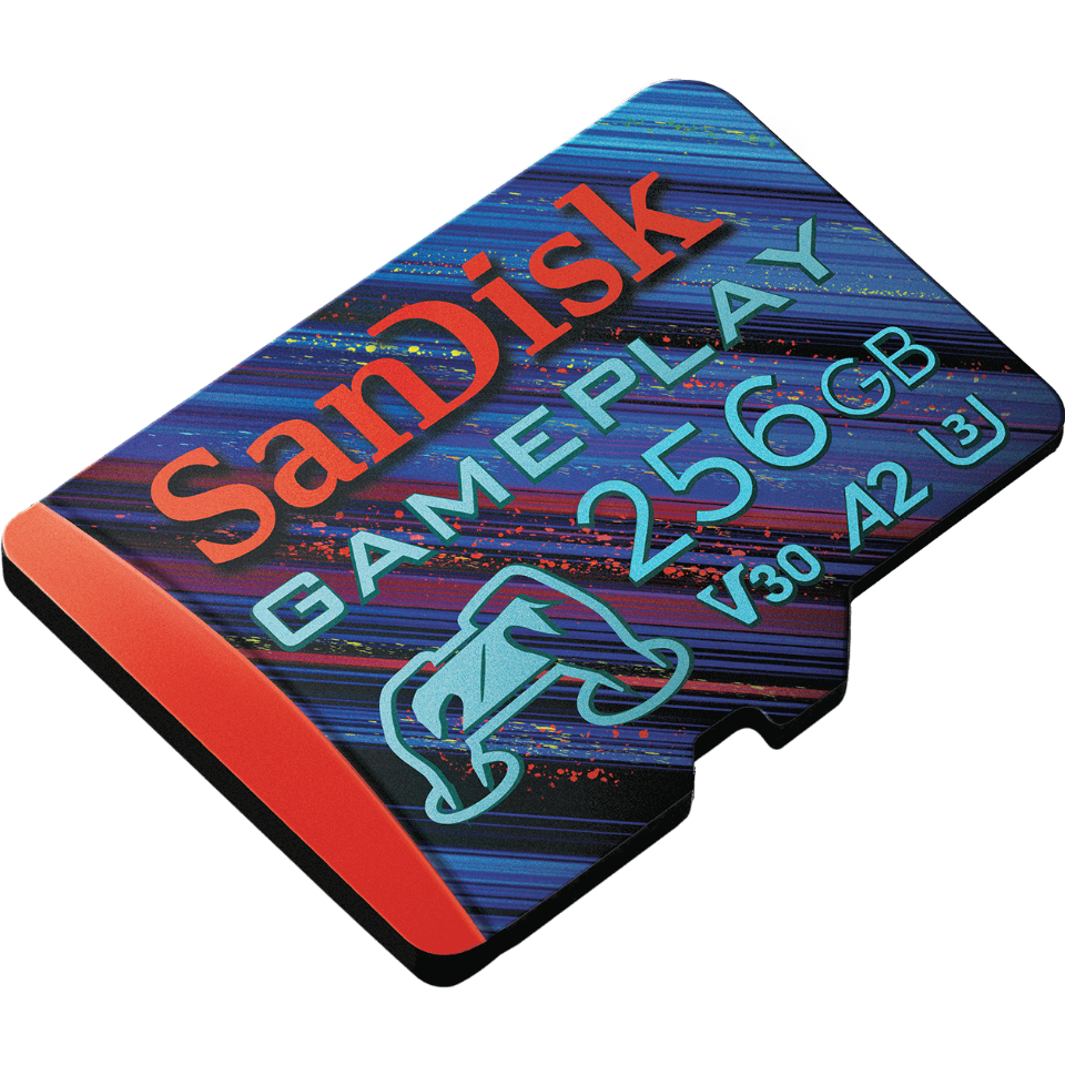 Карта памяти 256Gb MicroSD SanDisk GamePlay (SDSQXAV-256G-GN6XN)