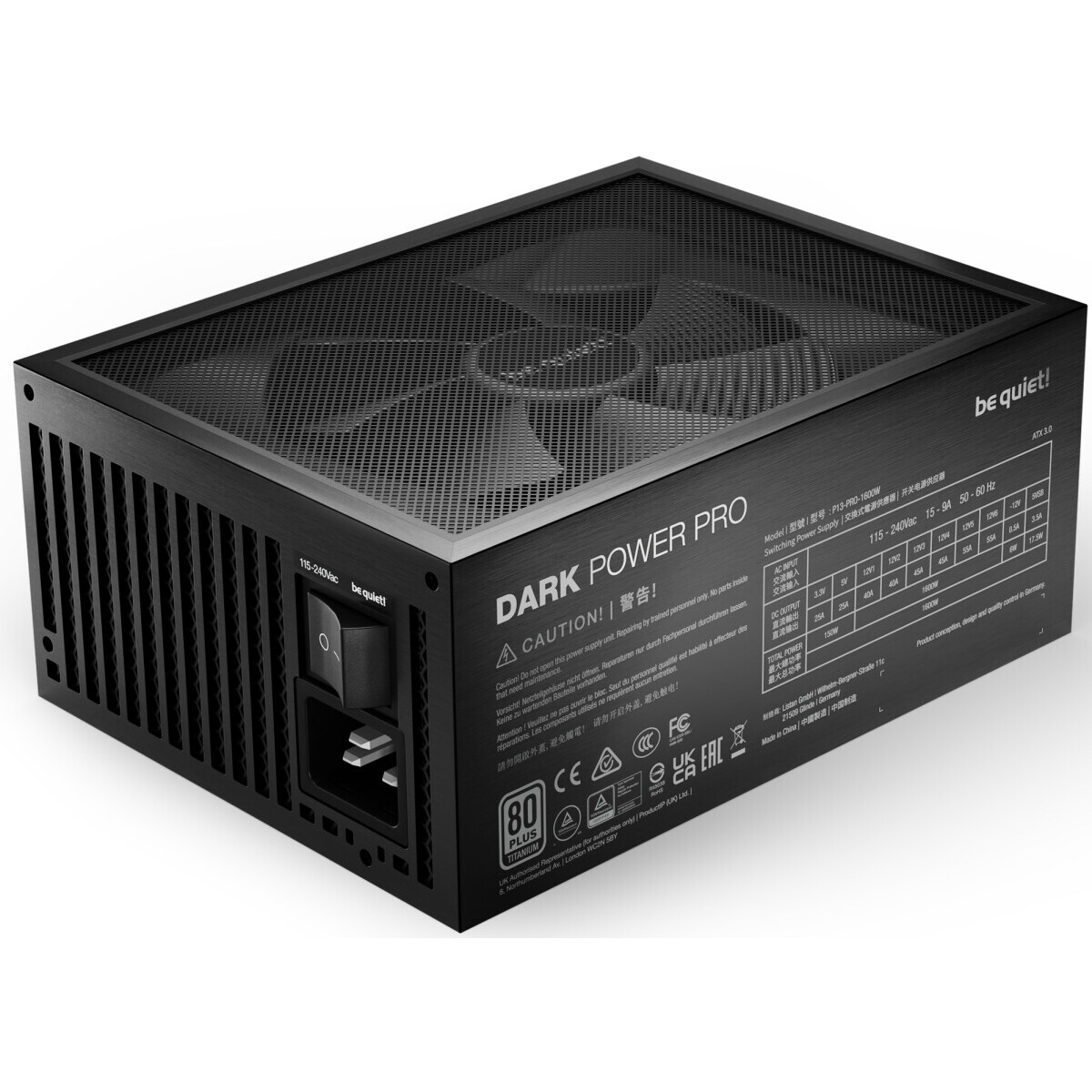 Блок питания 1600W Be Quiet Dark Power Pro 13 (CN) - BN999 - фото 3