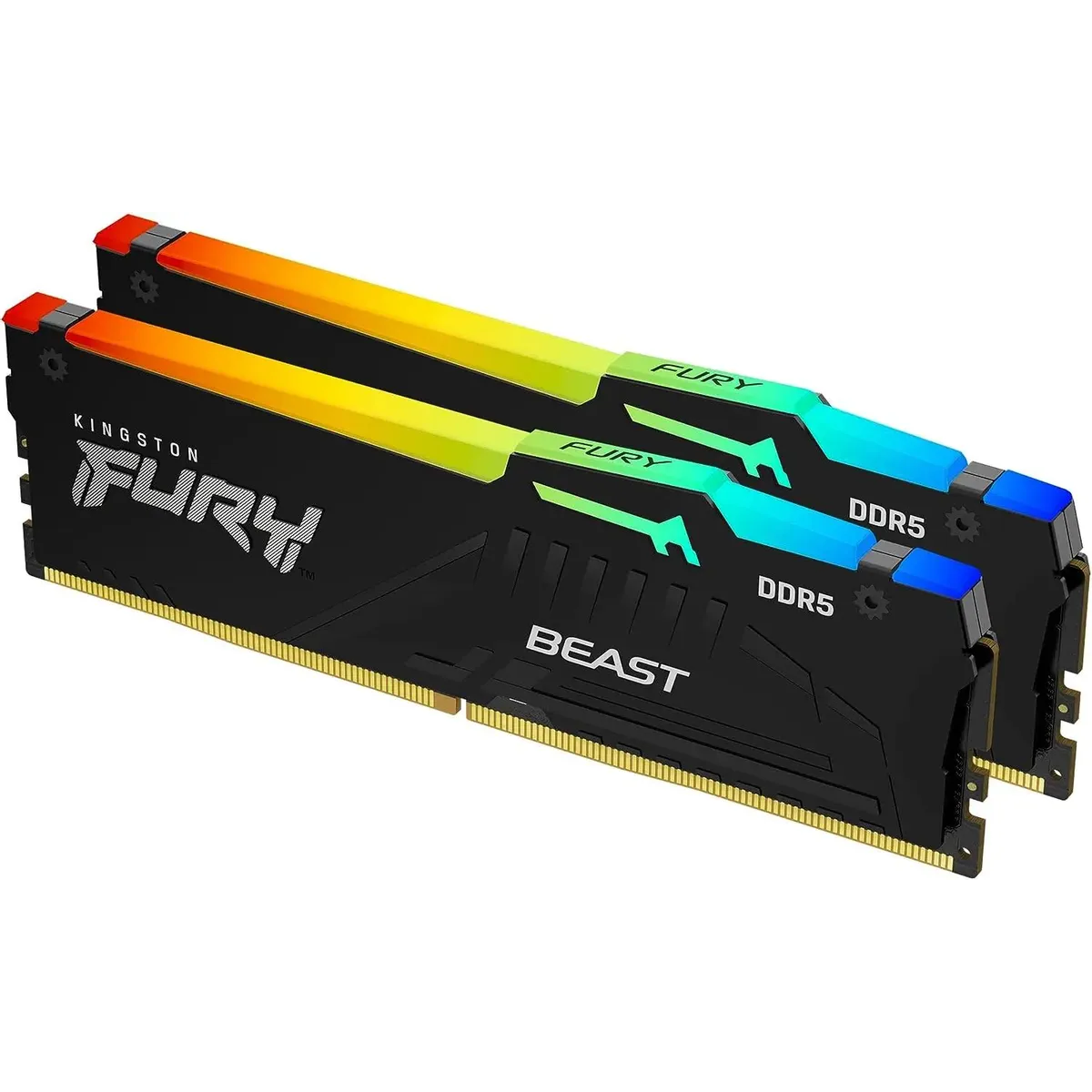 Оперативная память 32Gb DDR5 6800MHz Kingston Fury Beast (KF568C34BBAK2-32) (2x16Gb KIT) - фото 2