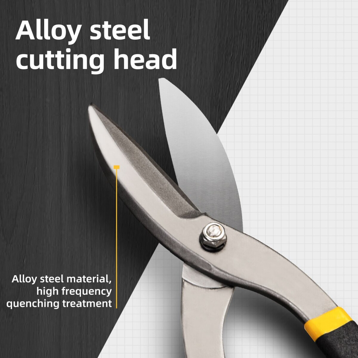 Ножницы по металлу Deli DL25912 - фото 2