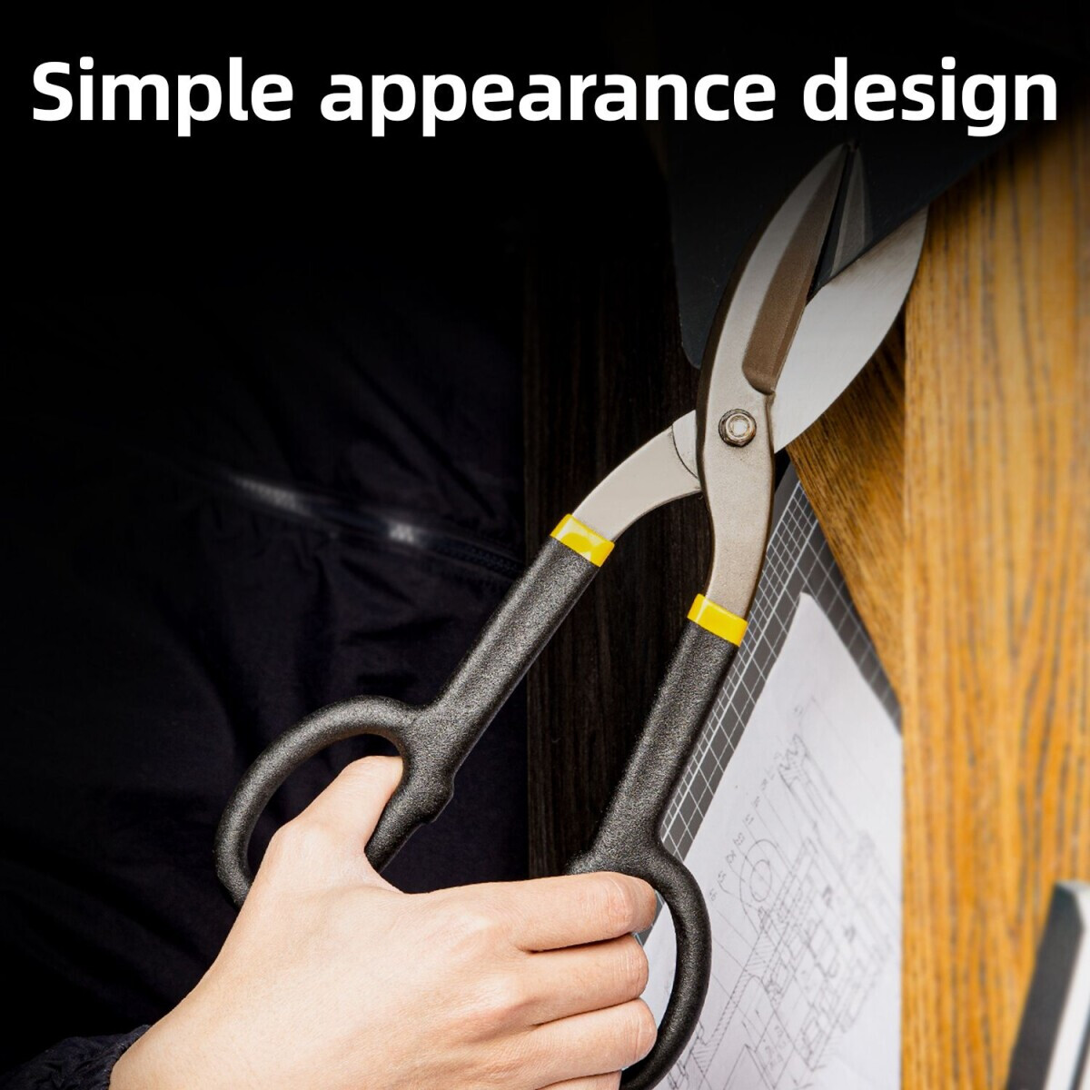 Ножницы по металлу Deli DL25912 - фото 4