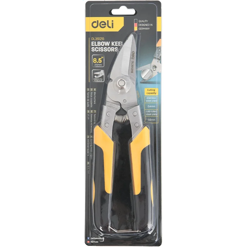 Ножницы по металлу Deli DL351215 - фото 3