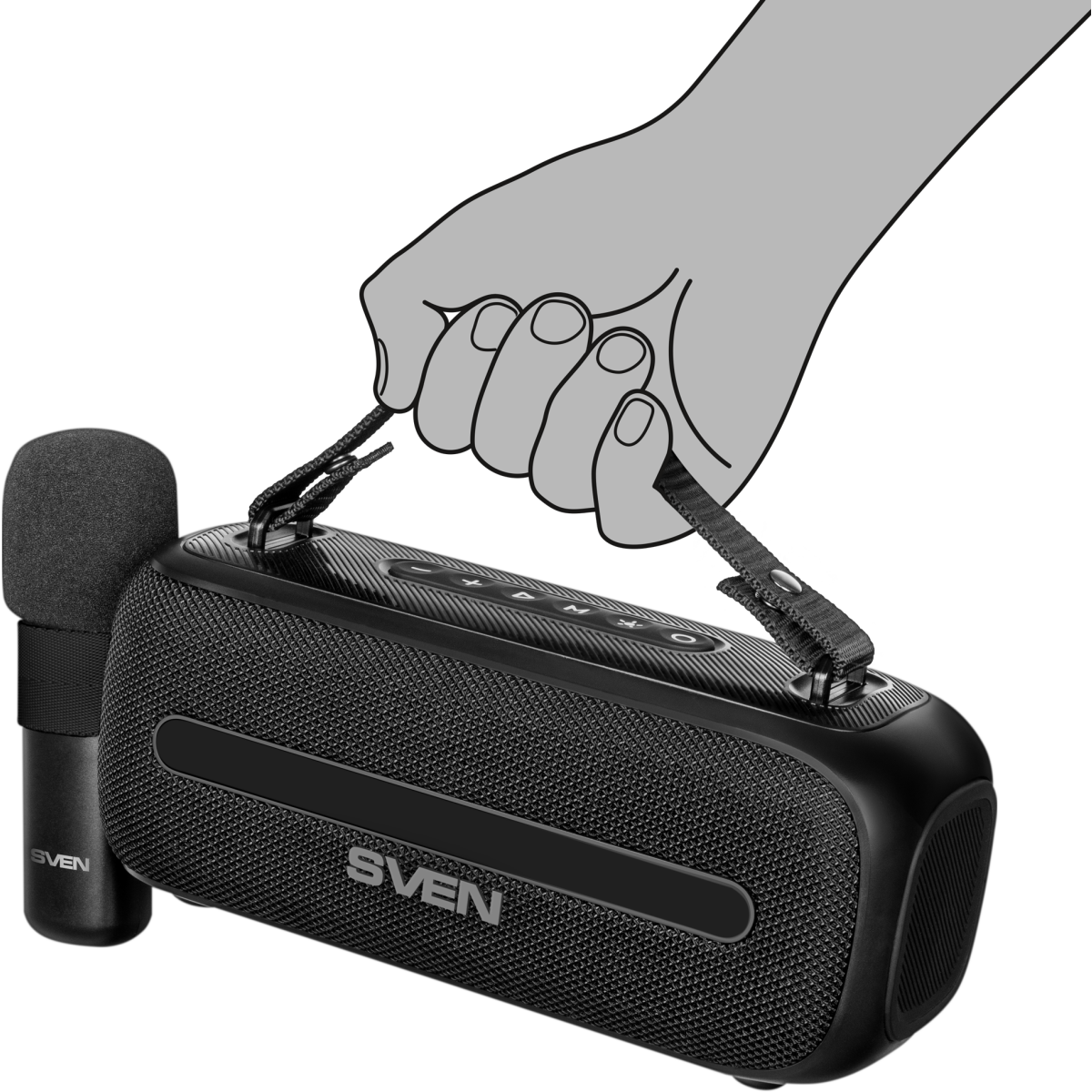 Портативная акустика Sven PS-255 Black - SV-022563 - фото 9