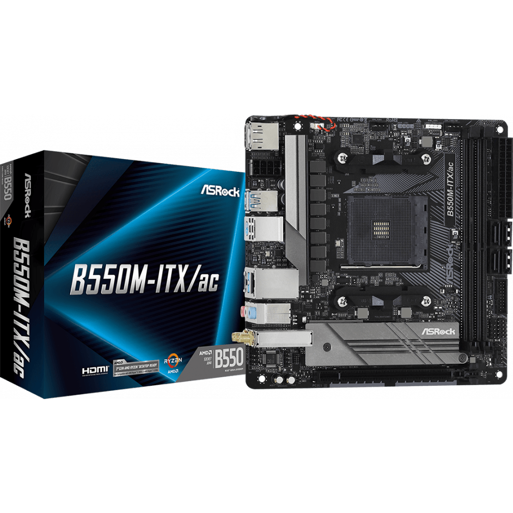 Материнская плата ASRock B550M-ITX/AC - фото 4