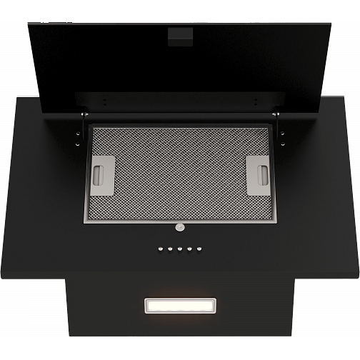 Вытяжка Elikor Коралл 60П-430-К3Д Black/Black Glass - 266401 - фото 5