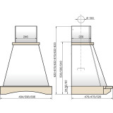 Вытяжка Elikor Ротонда 60П-650-П3Л Beige/Oak Nancy (856294)
