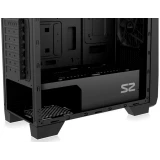 ..... Корпус Zalman S2 Black, трещина на боковой панели корпуса
