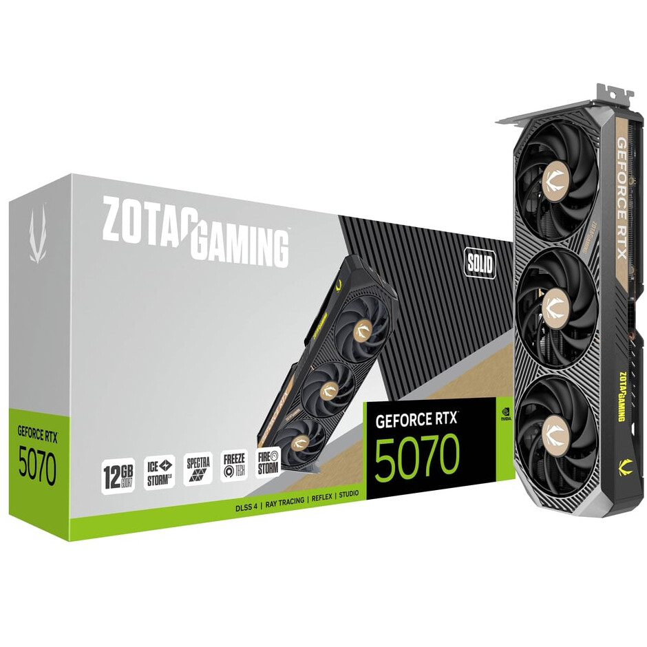 Видеокарта NVIDIA GeForce RTX 5070 Zotac SOLID 12Gb (ZT-B50700D-10P) - фото 7