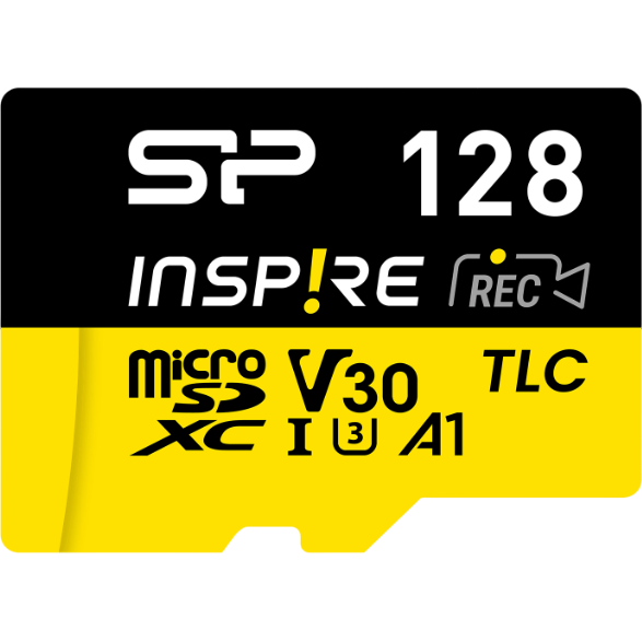 Карта памяти 128Gb MicroSD Silicon Power Inspire + SD адаптер (SP128GBSTXLV3V1NSP) - фото 2