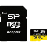 Карта памяти 256Gb MicroSD Silicon Power Inspire + SD адаптер (SP256GBSTXLA2V1NSP)