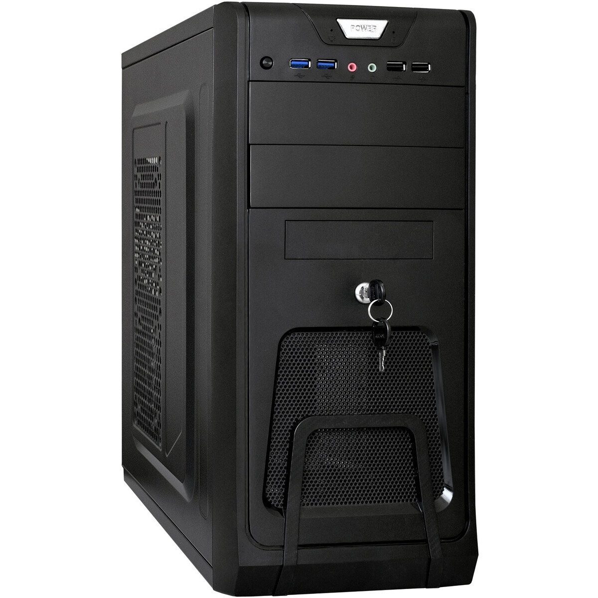 Корпус ExeGate CP-603UB-UNS500 500W Black - EX299165RUS