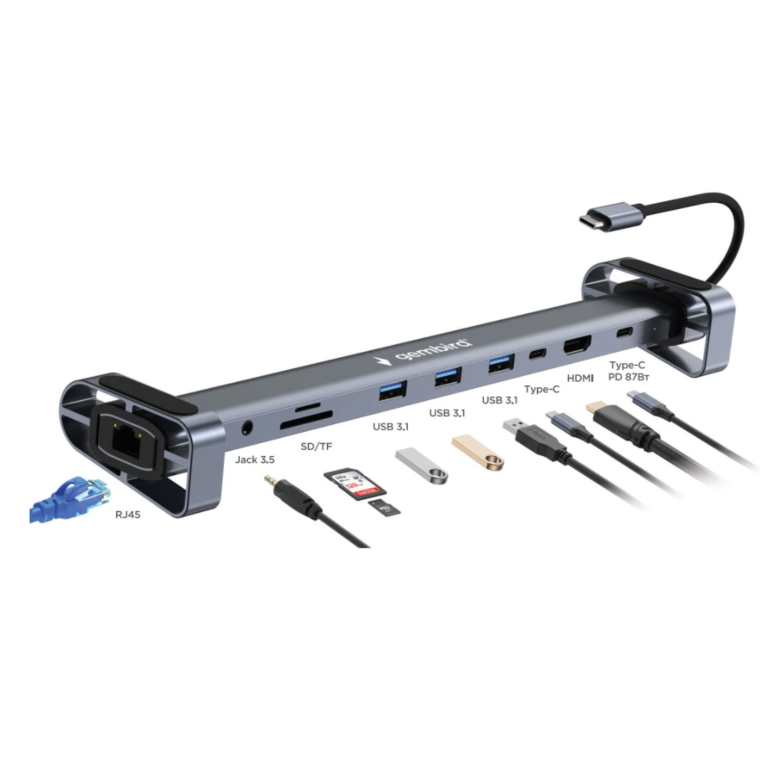 Док-станция Gembird UHB-D5 - фото 2