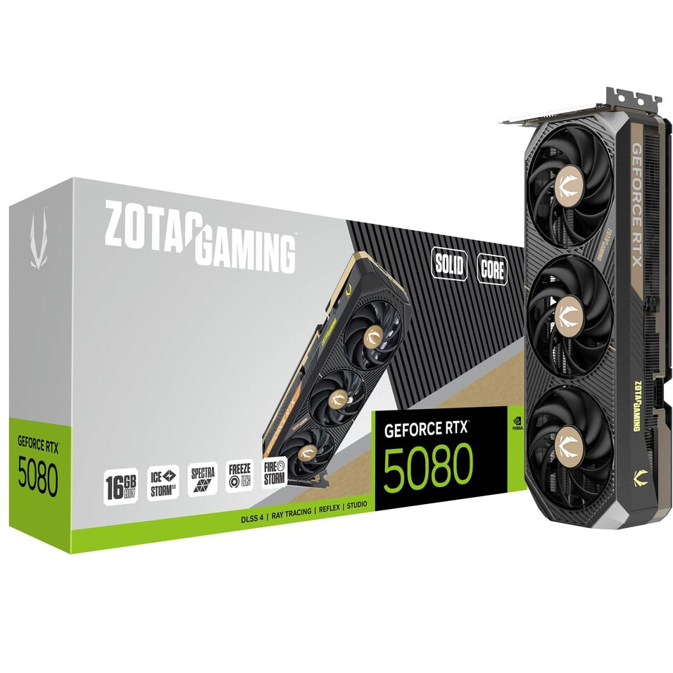 Видеокарта NVIDIA GeForce RTX 5080 Zotac SOLID CORE 16GB (ZT-B50800D2-10P) - фото 7