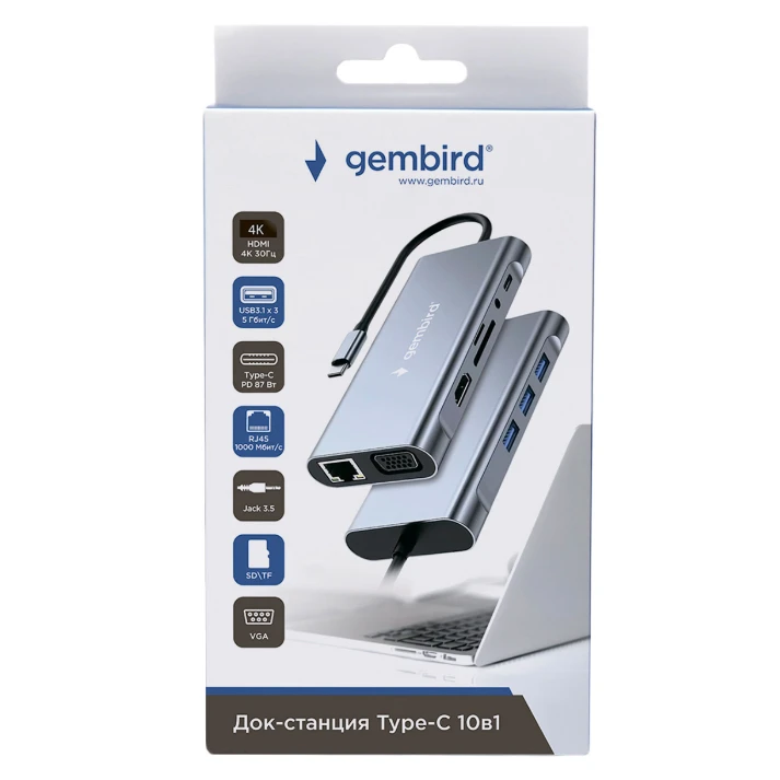 Док-станция Gembird UHB-D4 - фото 2