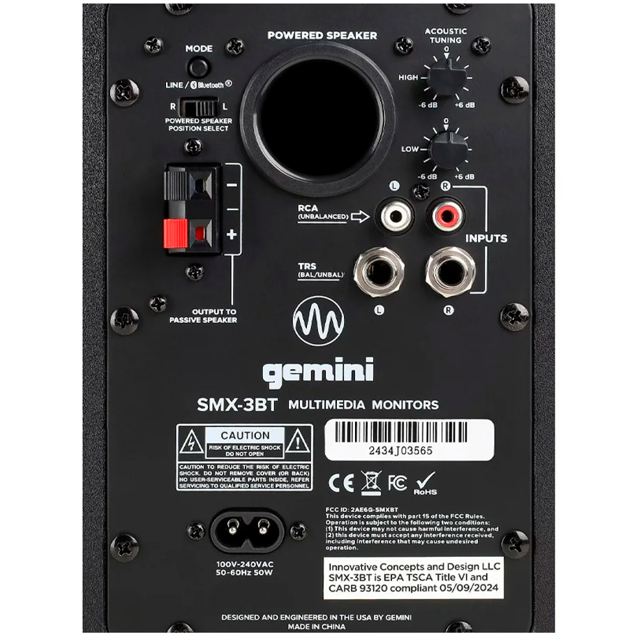 Акустическая система Gemini Sound SMX-03BT - фото 4