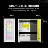 Корпус Corsair iCUE 5000D RGB Airflow White (CC-9011243-WW)