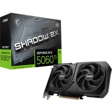 Видеокарта NVIDIA GeForce RTX 5060 Ti MSI OC 8Gb (RTX 5060 Ti 8G SHADOW 2X OC PLUS)