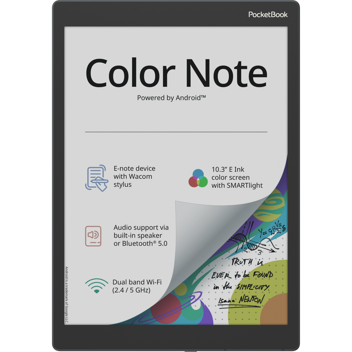 Электронная книга PocketBook Color Note - PB1041-1-WW