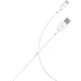 Кабель USB - USB Type-C, 1м, SmartBuy iK-3112-S01w White
