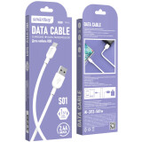 Кабель USB - USB Type-C, 1м, SmartBuy iK-3112-S01w White