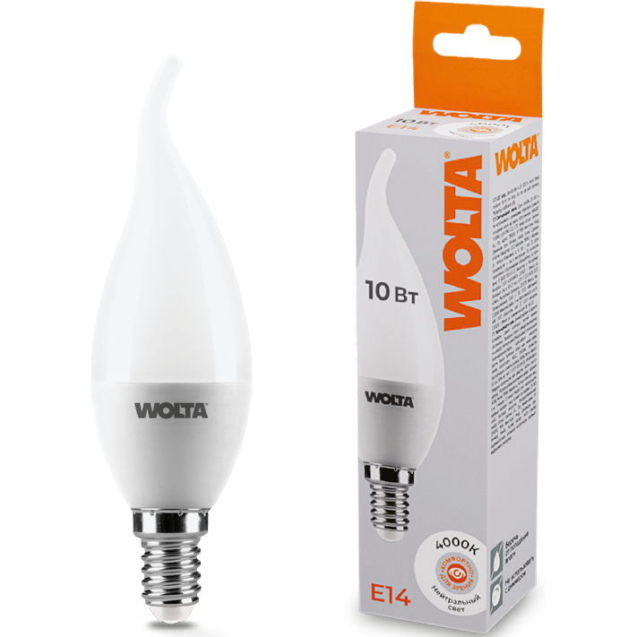 Светодиодная лампочка Wolta 25SCD10E14 (10 Вт, E14) - фото 2