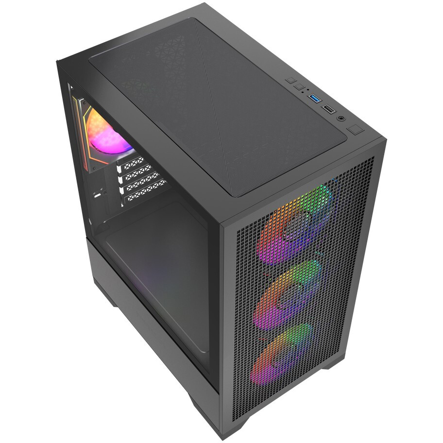 Корпус Powercase Mistral Micro B315 ARGB Black - CMMB315-A4 - фото 7