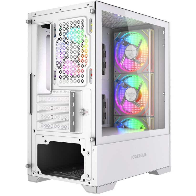 Корпус Powercase Mistral Micro B315W ARGB White - CMMB315W-A4 - фото 6