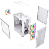 Корпус Powercase Mistral Micro B315W ARGB White (CMMB315W-A4)