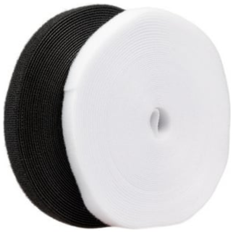 Лента-липучка Filum FL-CTR-12-10-BW-20, 10м (2 шт.)