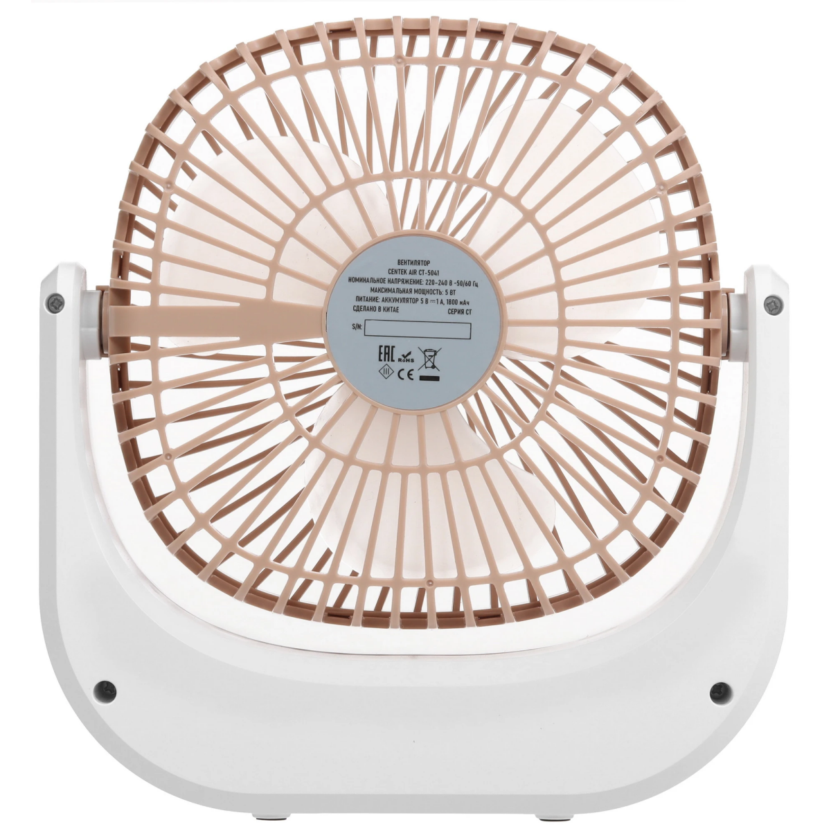 Настольный вентилятор CENTEK CT-5041 White - фото 6