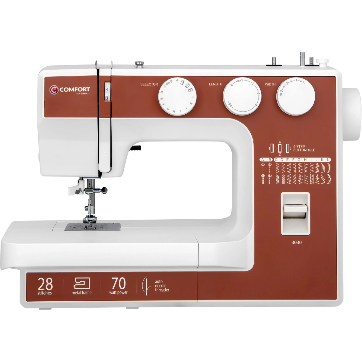 Швейная машина Comfort 3030 White - фото 2