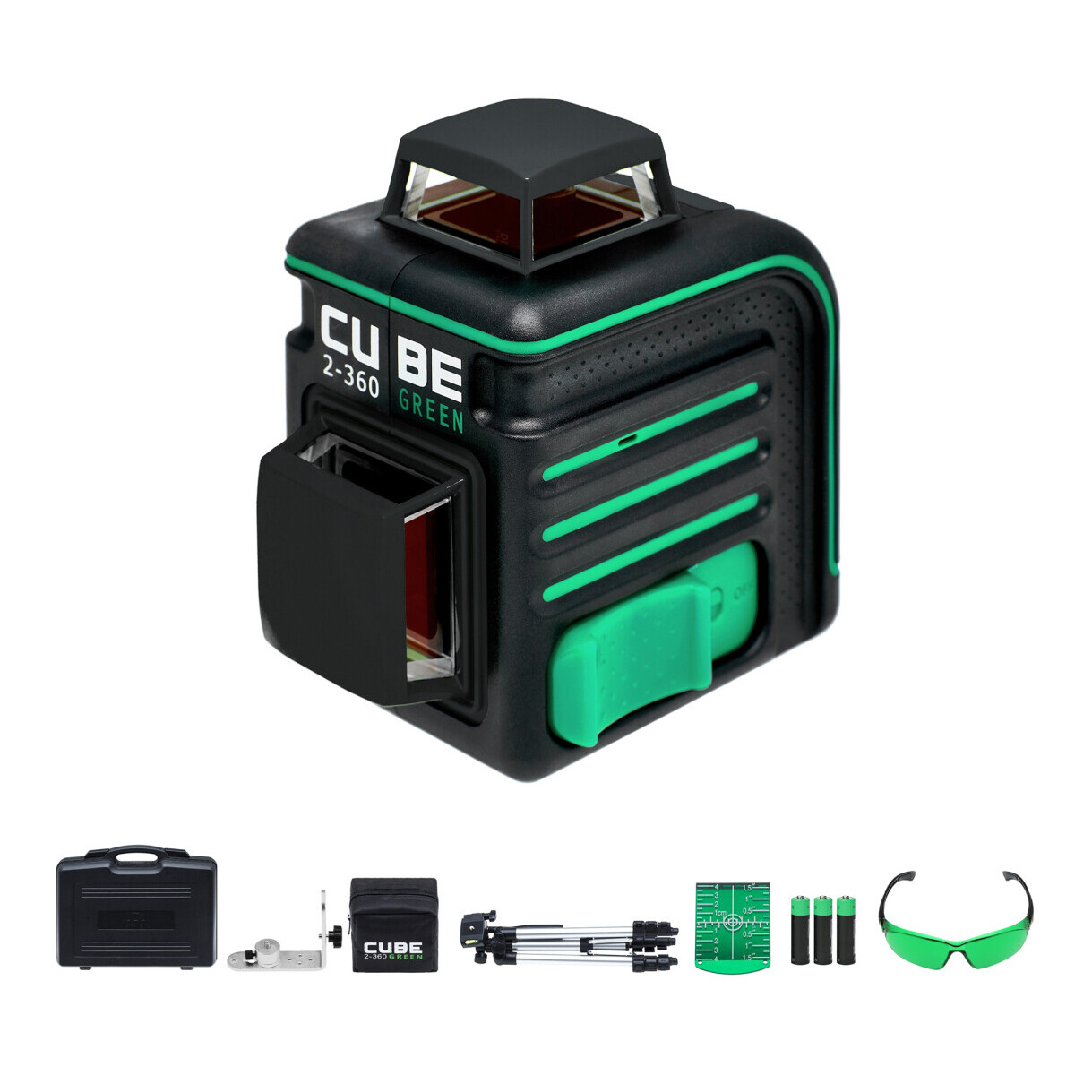 Нивелир ADA CUBE 2-360 Green Ultimate Edition - А00471 - фото 7