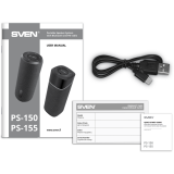 Портативная акустика Sven PS-155 Black (SV-022334)