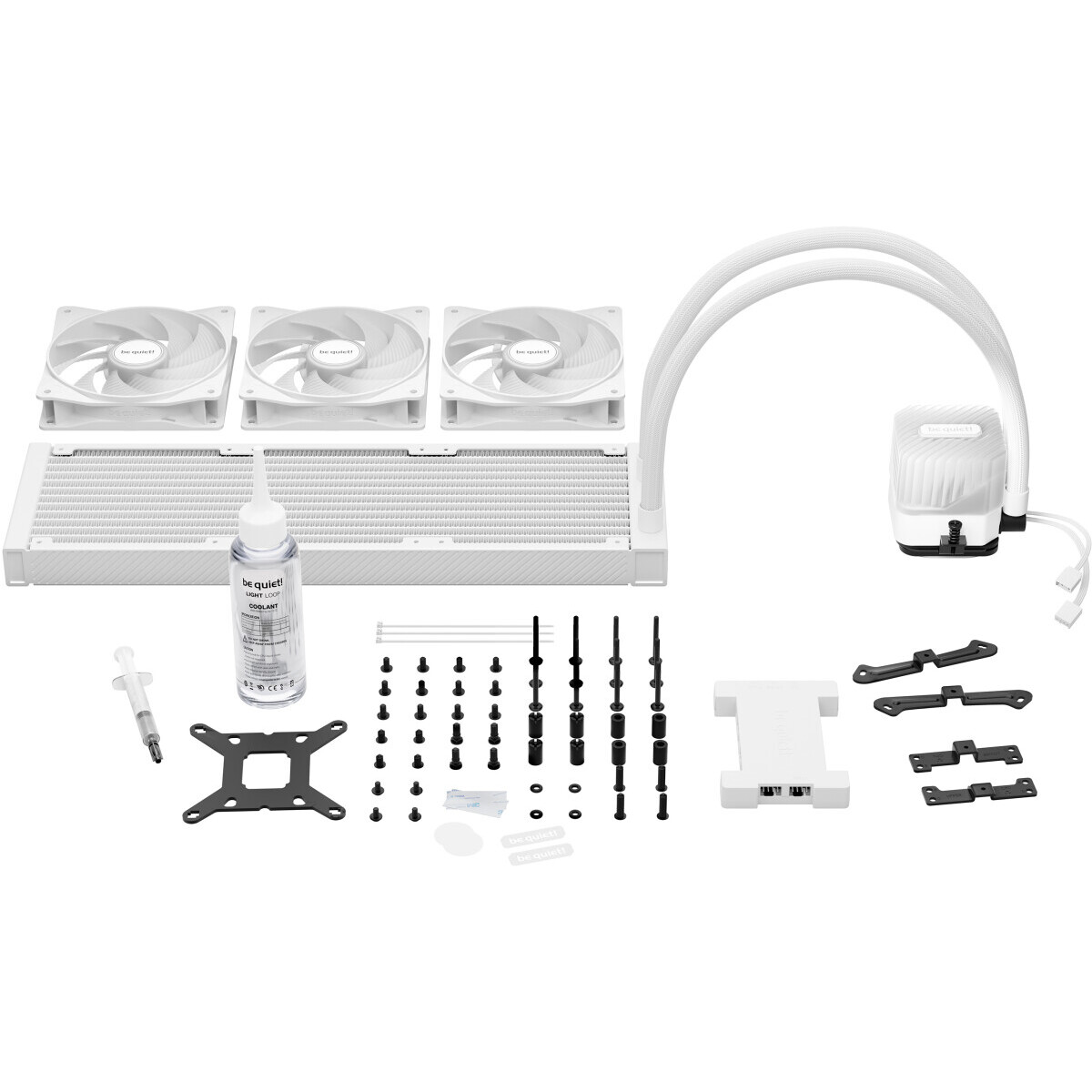 Система жидкостного охлаждения Be Quiet Light Loop White 360mm - BW023 - фото 6
