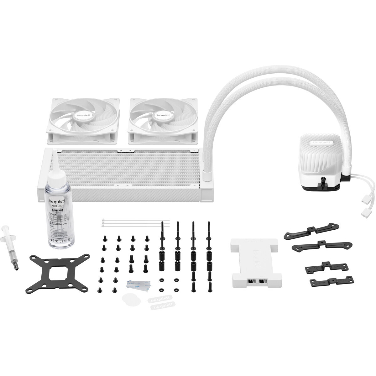 Система жидкостного охлаждения Be Quiet Light Loop White 240mm - BW021 - фото 5
