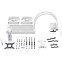 Система жидкостного охлаждения Be Quiet Light Loop White 240mm - BW021 - фото 5